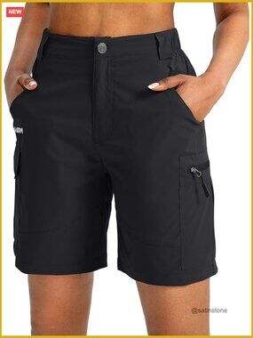 7" Hiking Cargo Shorts Quick Dry Lightweight UPF50 Waterproof